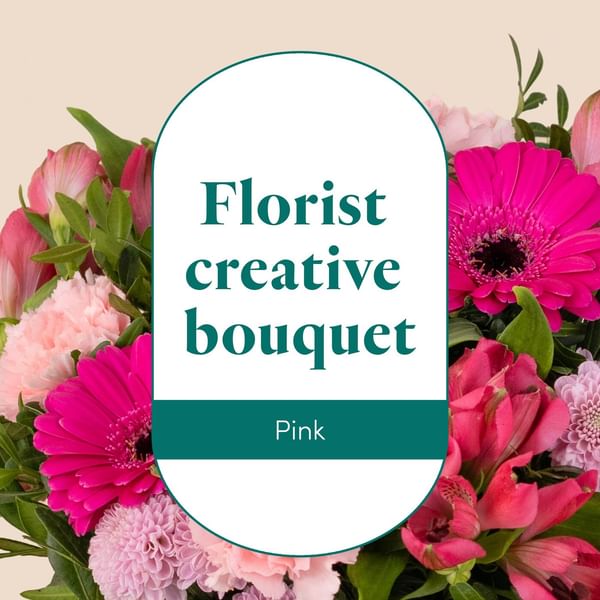 Florist creative bouquet - Pink