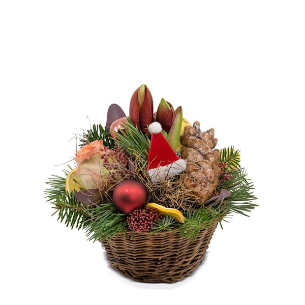 Flower arrangement Playful 'Winter Arrangement'