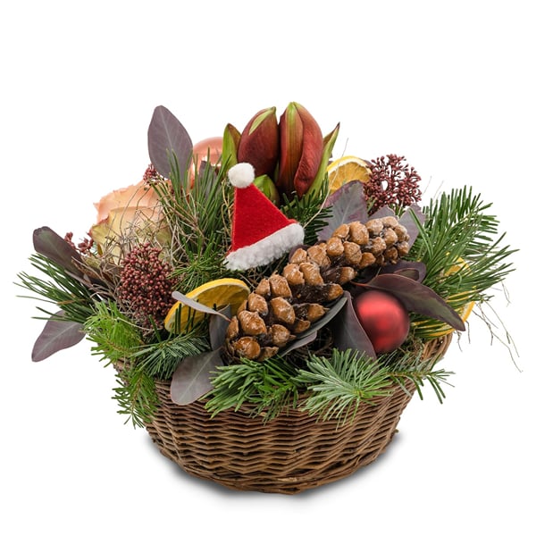 Flower arrangement Playful 'Winter Arrangement'