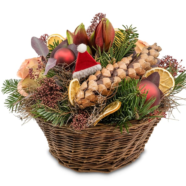 Flower arrangement Playful 'Winter Arrangement'
