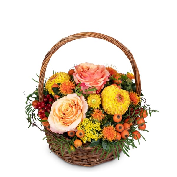Flower arrangement 'The Indian Summer sends its regards'