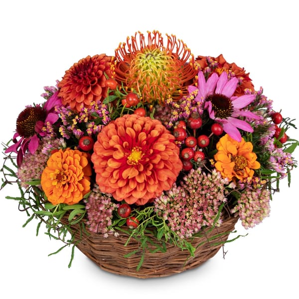 Flower arrangement 'Touch of Indian Summer'