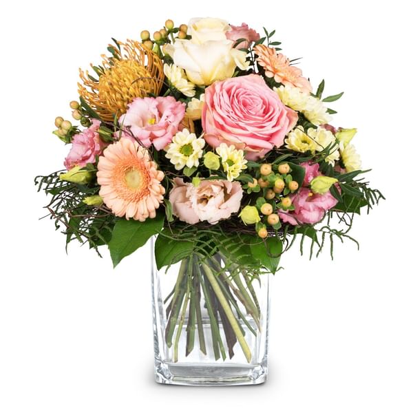 Flower bouquet Cheerful Winter Greeting