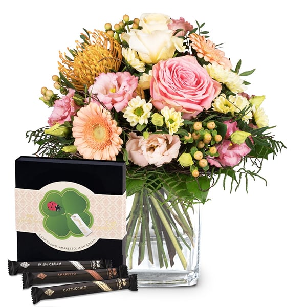 Flower bouquet 'Cheerful Winter Greeting' with Gottlieber Hu