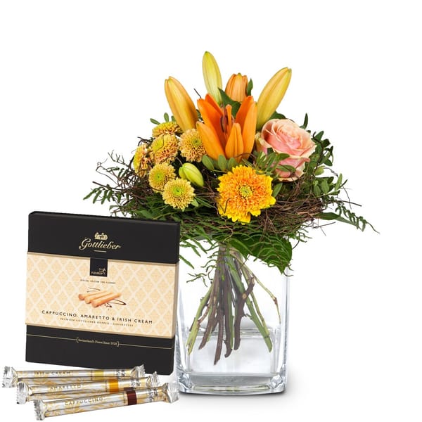 Flower bouquet 'Wonderful Day with Lily' and Gottlieber Huep