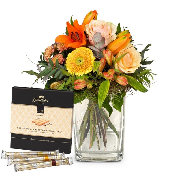 Flower bouquet 'Wonderful Day with Lily' and Gottlieber Huep
