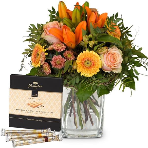 Flower bouquet 'Wonderful Day with Lily' and Gottlieber Huep