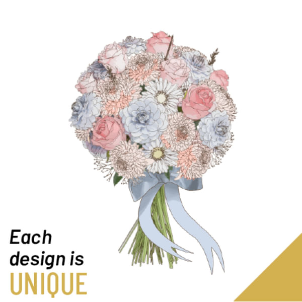 Funeral Sympathy Bouquet with Ribbon