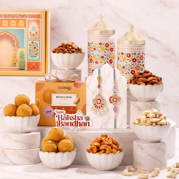 Grand Bhaiya Bhabhi Rakhi and Sweets Hamper