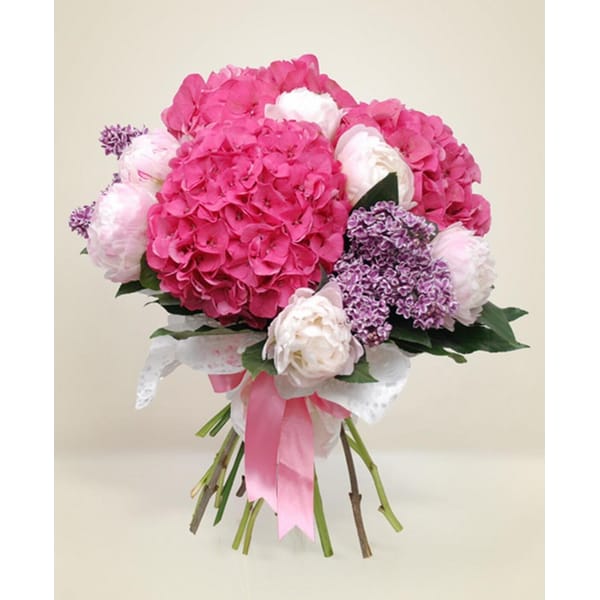 Hydrangea and Peonia