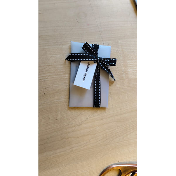 Lakme Fashion week -Meassage card