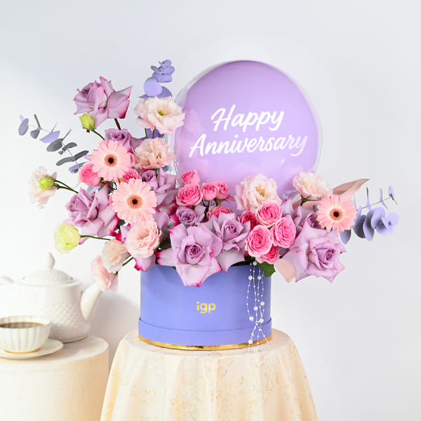 Lavender Bliss Anniversary Arrangement