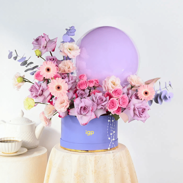 Lavender Luxe Flower Arrangement