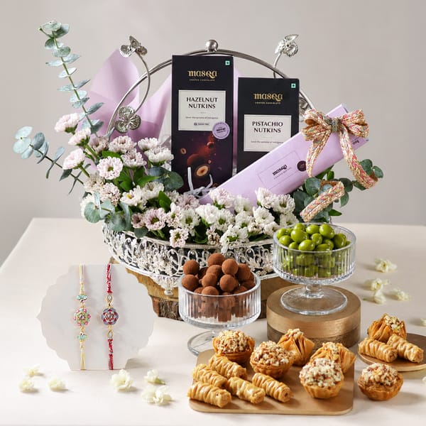 Lilac Rakhi Splendour