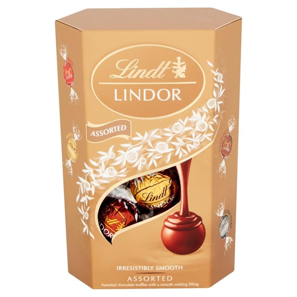 Lindt Lindor Cornet Assorted Gold 200 g: Order Flowers Online