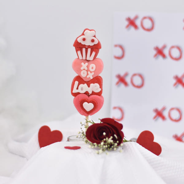 Marshmallows and Rose Combo