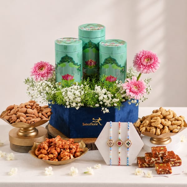Meenakari Elegance Rakhi Hamper