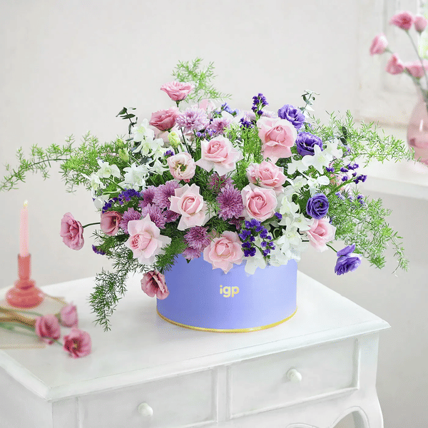 Orchids and Roses Box Garden