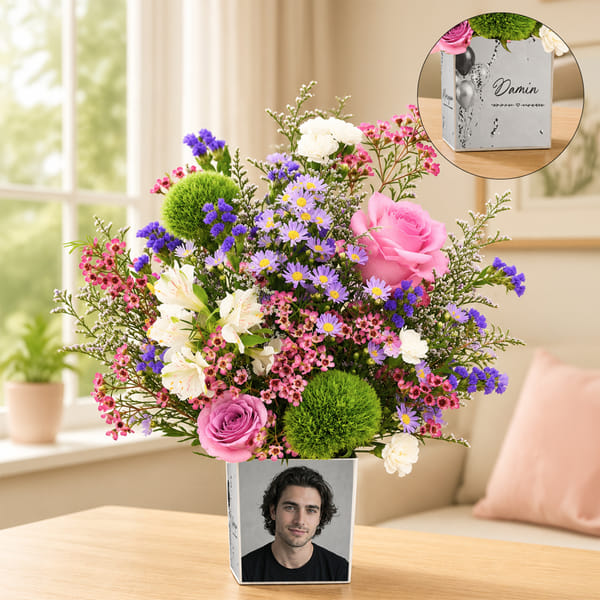 Personalized Mixed Bloom Arrangement