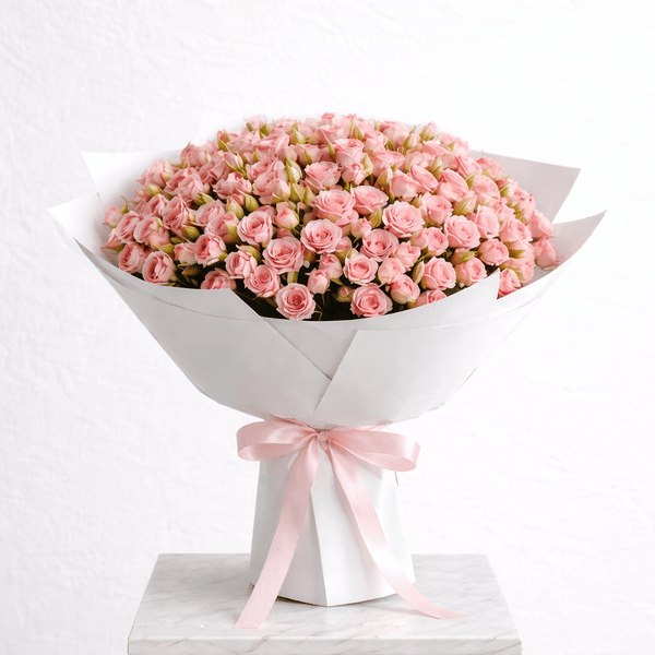 Pretty in Pink Roses Bouquet