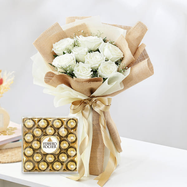 Pure Bliss Rose Bouquet