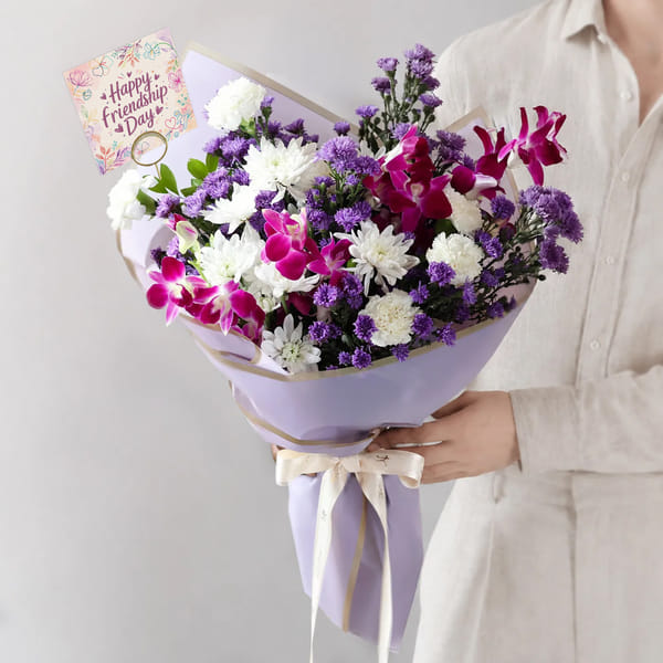 Purple Promise of Friendship