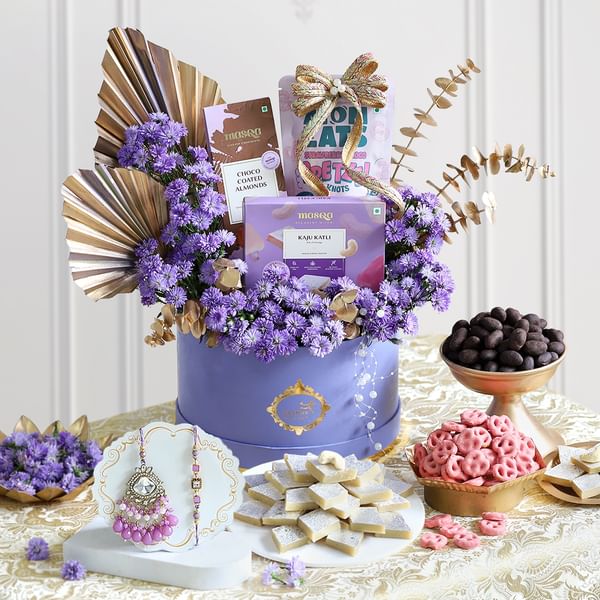 Purple Rakhi Rituals