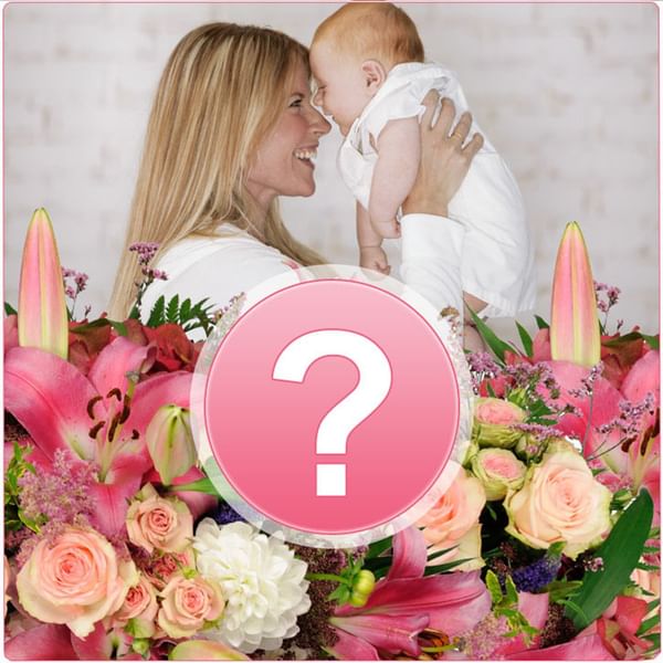 Seasonal Bouquet New Born Baby Girl