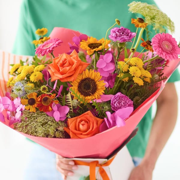 Summer Radiance Trending Bouquet Without Lilies.