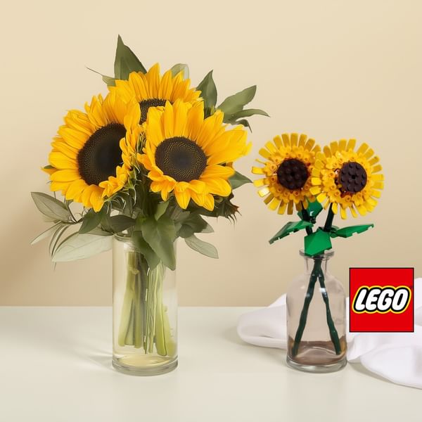 Sunshine - Sunflowers and Lego set