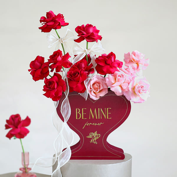 Sweet Avalanche and Red Roses Valentine's Day Bouquet