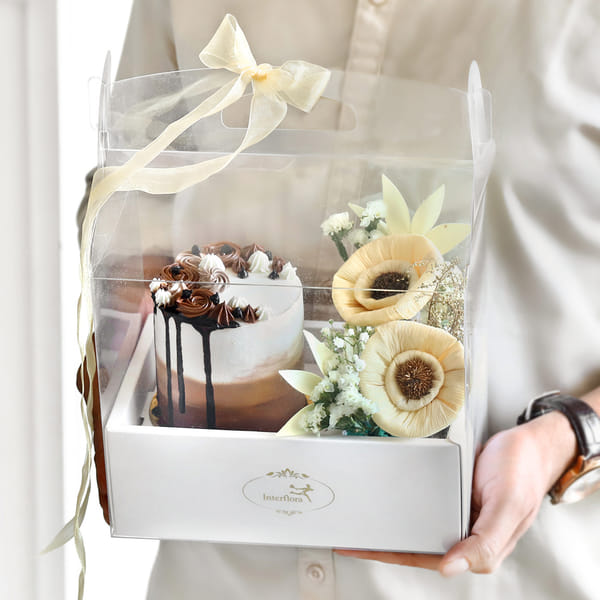 Sweet Serenity Hamper with Bento Cake (300g)