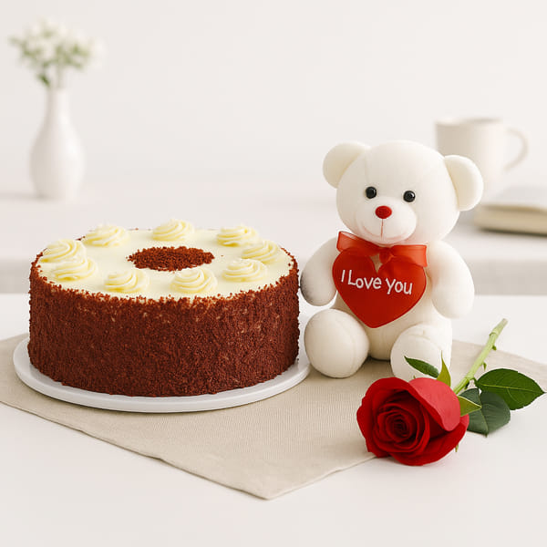 Teddy Velet Cake