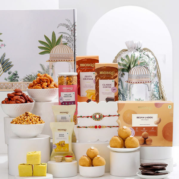 Ultimate Gourmet Indulgence Rakhi Hamper
