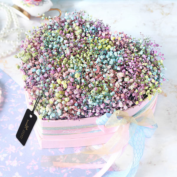 Unicorn Heart Flower Box
