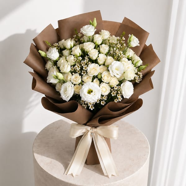 White Whisper Bloom Bouquet