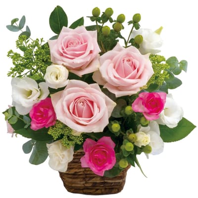 Arrangement of pink shade: Order Flowers Online | Interflora India | ID1378851