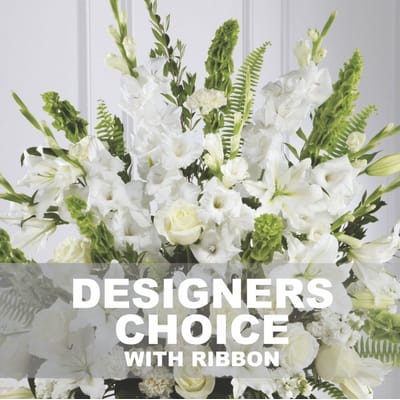Funeral / Sympathy Bouquet With Ribbon: Order Flowers Online | Interflora India | ID1348691