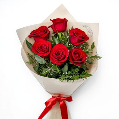 Perfect Red Roses Bouquet For Valentine's Day: Order Flowers Online ...